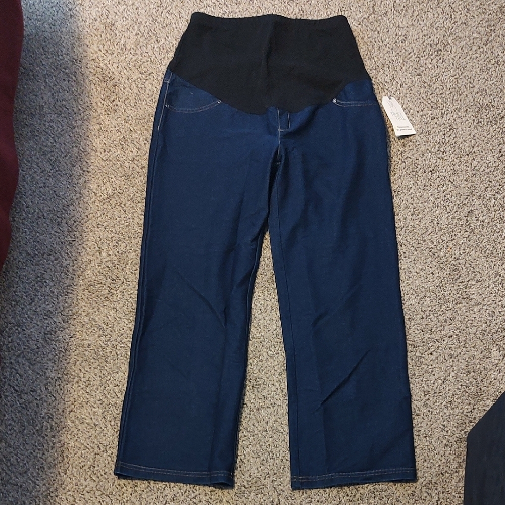 Time and Tru Maternity Straight Leg Jeggings